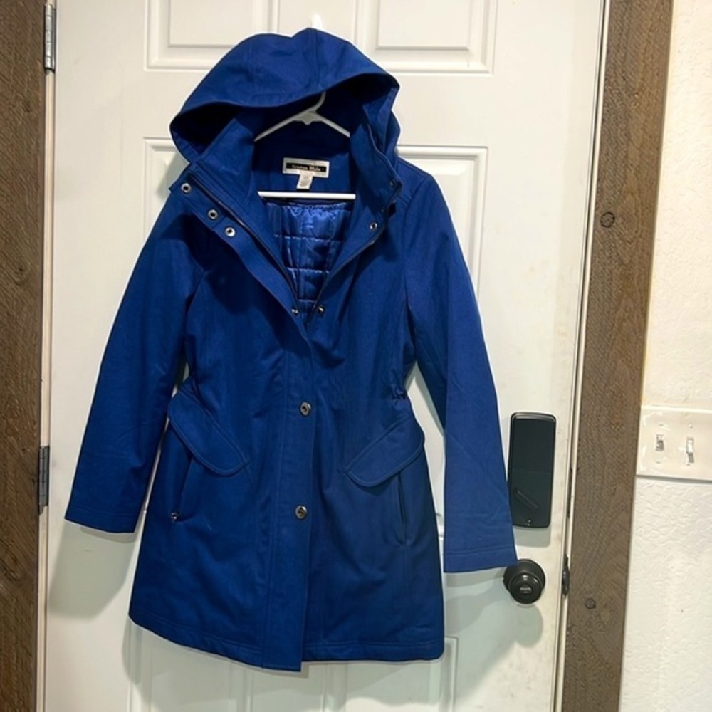 Kristen Blake water repellent parka coat hoodie